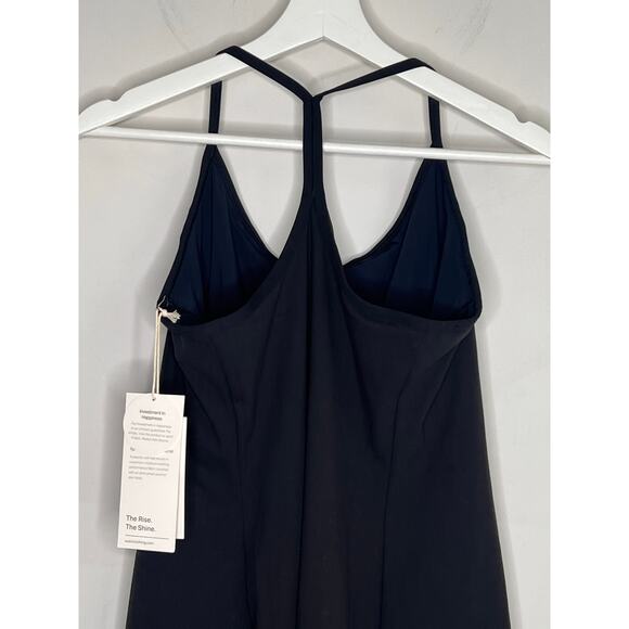 Vouri One Shot Performance Stretch Knit Mini Tennis Dress Black Women's L NWT - Picture 13 of 14